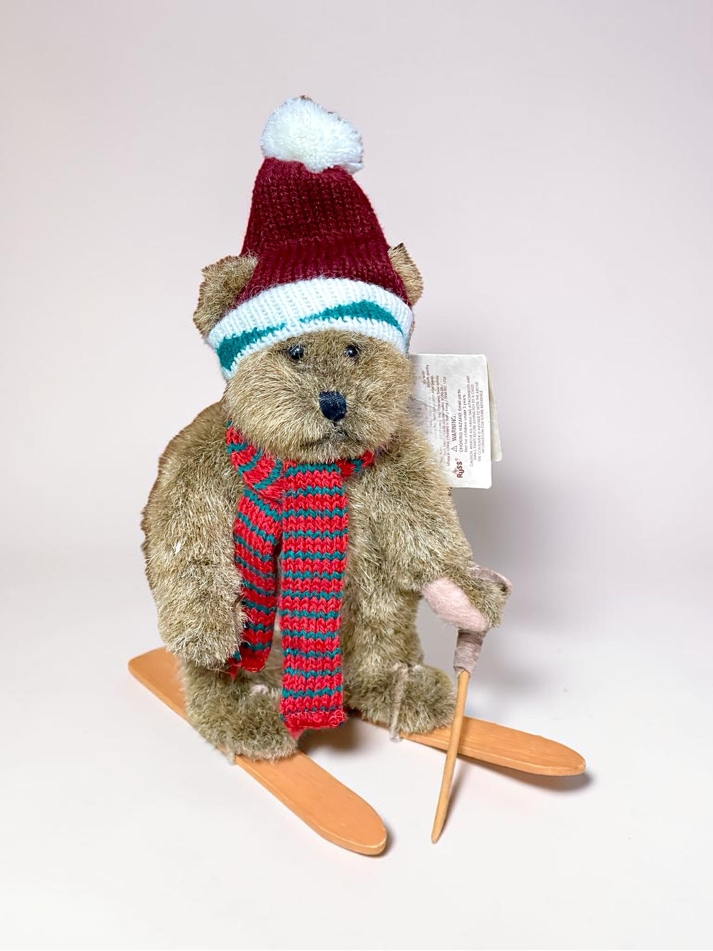 Vintage 1997 Russ Plush Ski Bear Morgal bears from the past collection